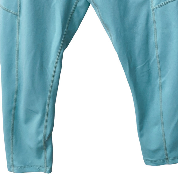 Zyia Blue Crop Side Pocket Legging Size 4 Small - Picture 3 of 6
